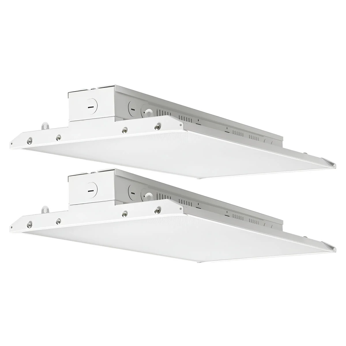 Case of 2 - LED Linear High Bay - 4ft - 48,000 Lumen Max - Full Lens - Wattage Adjustable 250W/275W/300W - Color Tunable 40K/50K/57K - Sensor Base - Image 2