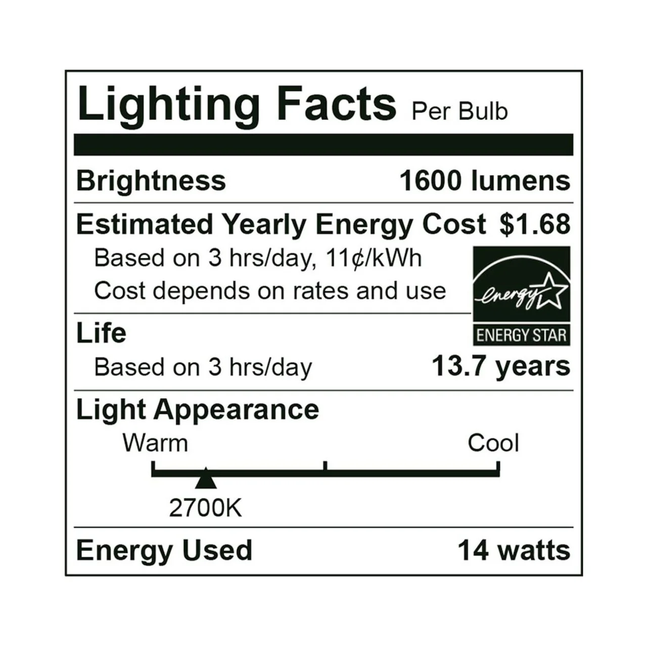 CASE OF 24 - LED A19 High Output Bulb GU24 Base - 14W - 1600 Lumens - Euri Lighting - Image 6