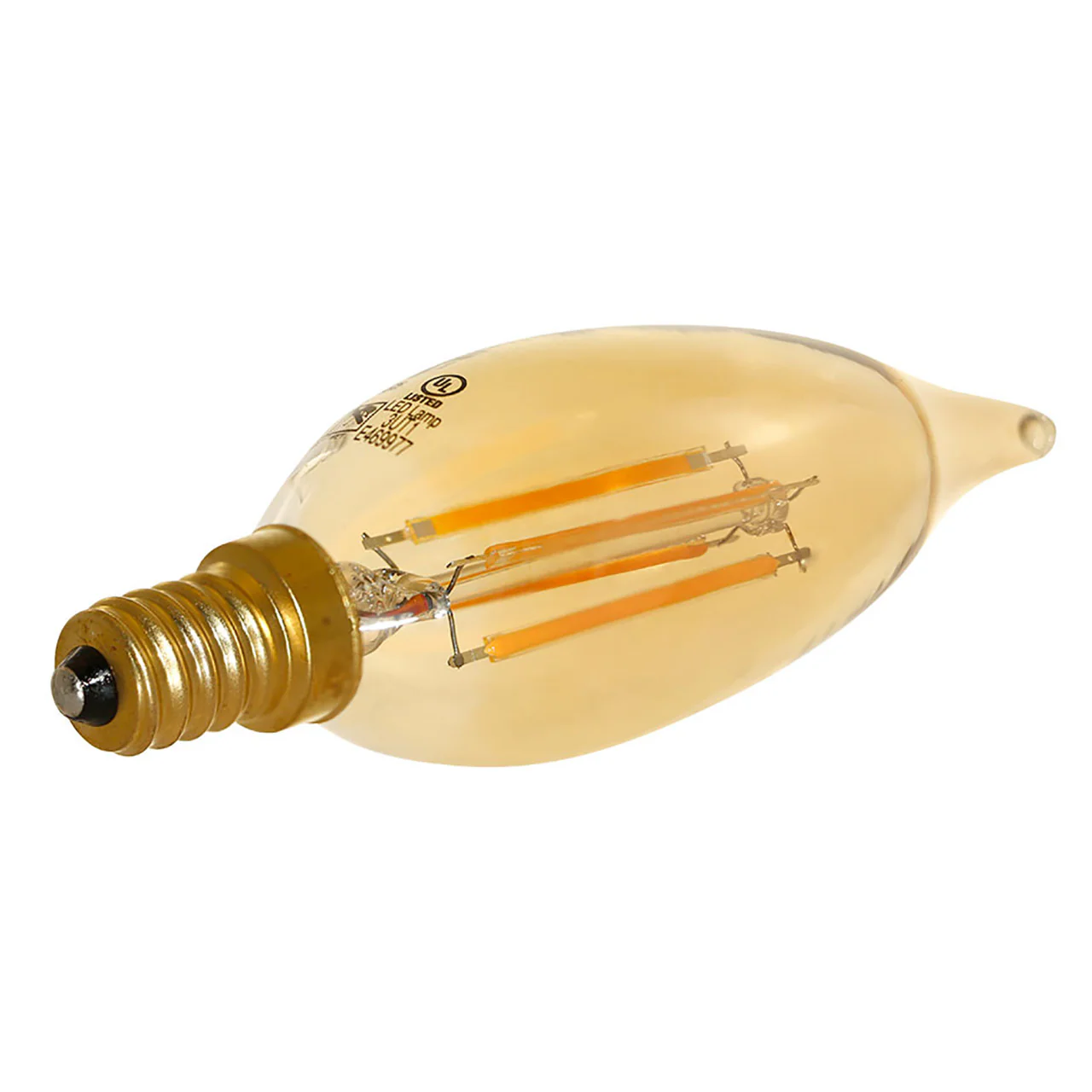 CASE OF 24 - LED BA10 Filament - 4.5 Watt - Dimmable - 40W Equiv - 350 Lumens - Euri (6 Packs of 4 Bulbs) - Image 3