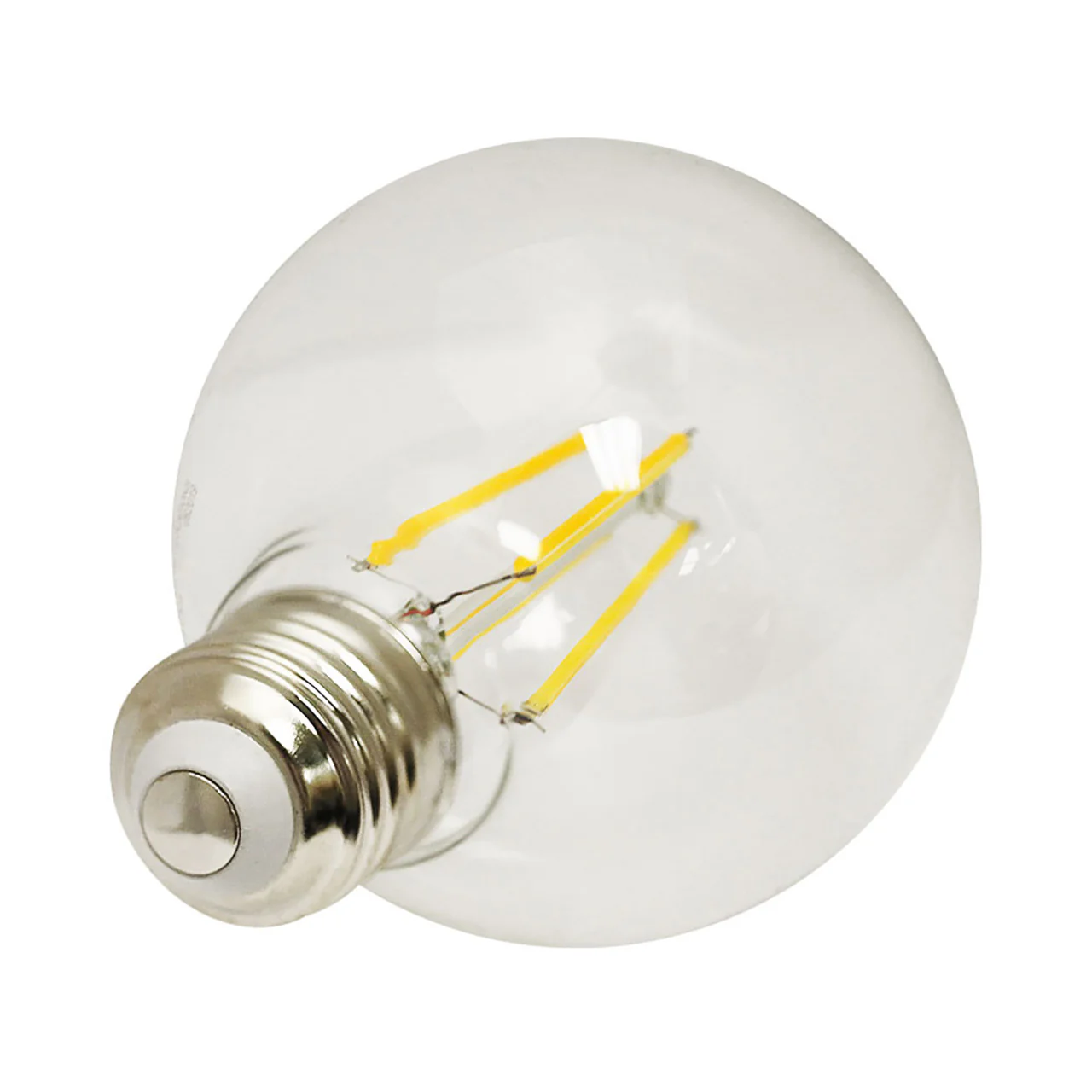 CASE OF 24 - LED G25 Filament Bulb - 7 Watt - Dimmable - 100W Equiv - 800 Lumens - Euri Lighting - Image 3