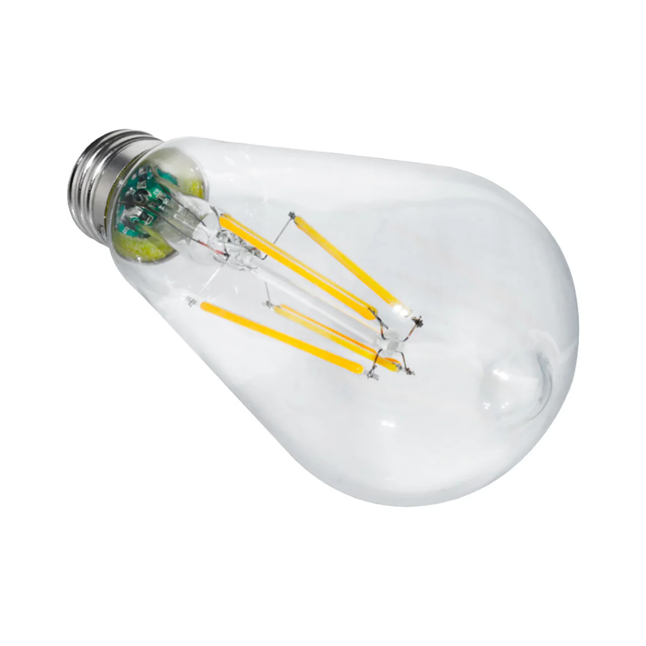 CASE OF 24 - LED ST19 Filament - 7 Watt - Dimmable - 75W Equiv - 800 Lumens - Euri Lighting - Image 2