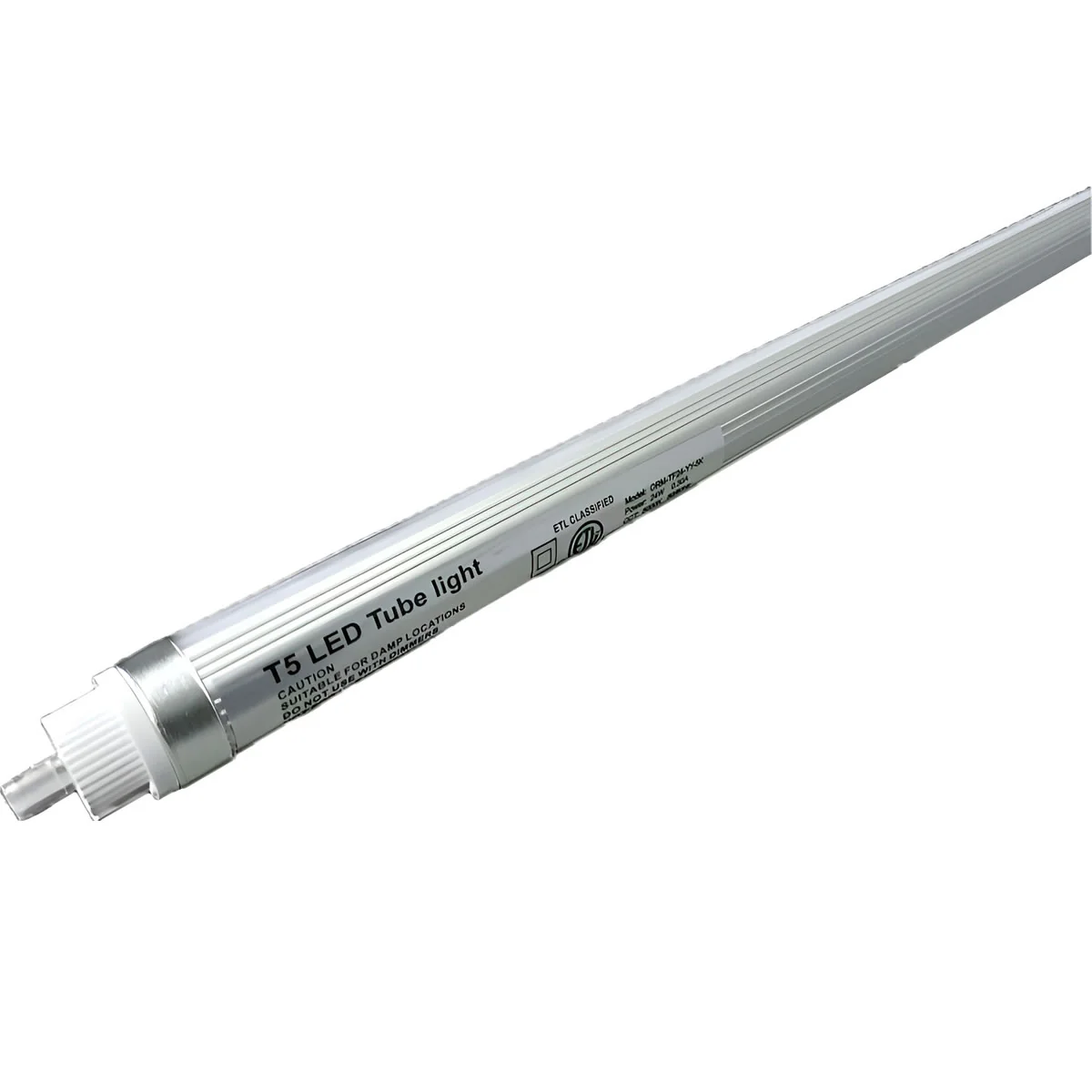 Case of 25 - 4FT LED T5 Tube - Bypass Ballast - Double Ended Power - 24W - 4000K 150LM/W - Aluminum and PC Cover - Milk Cover - Image 3