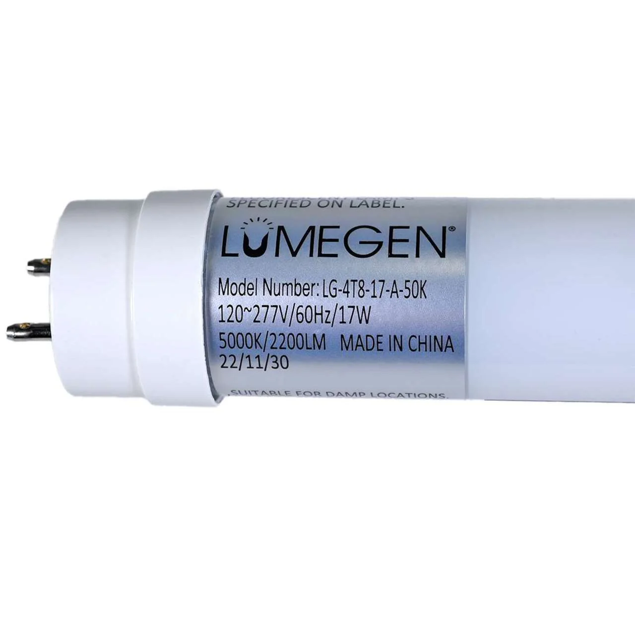 Case of 25 - 4ft LED T8 Tube - Type A - 17W - 2200 Lumens - 3500K 4000K 5000K - LumeGen - Image 7