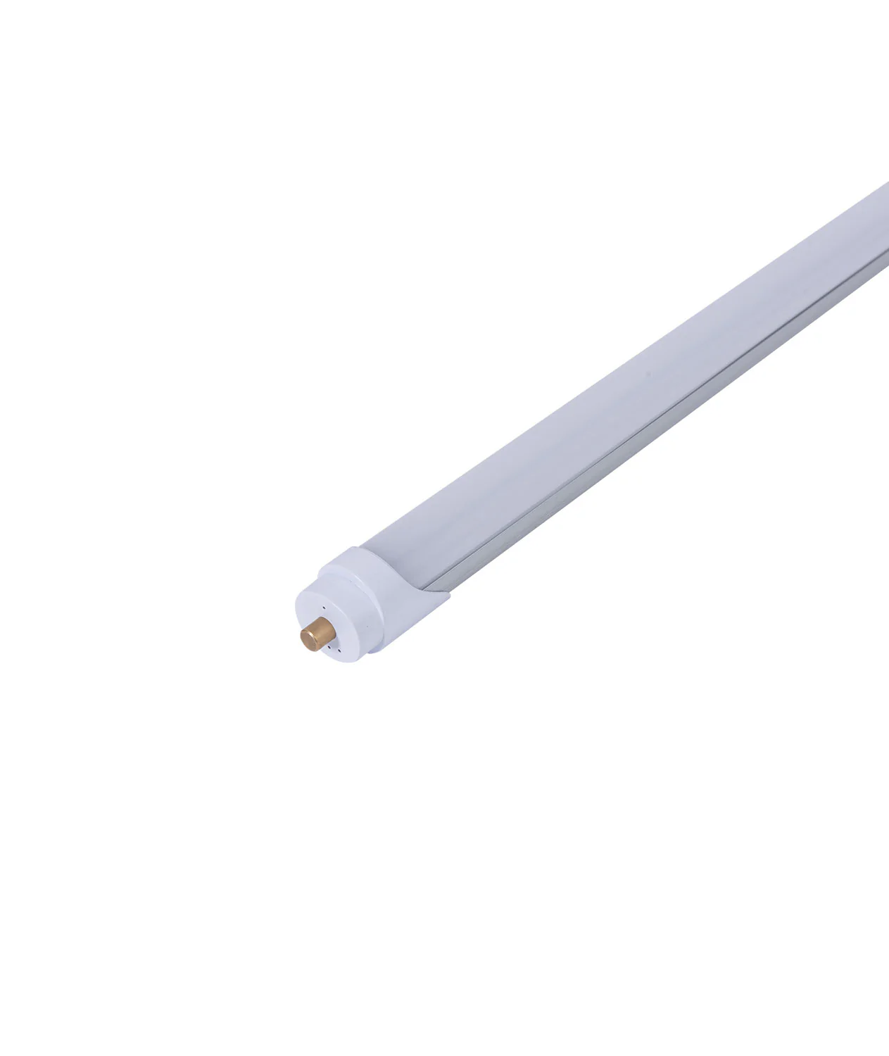 Case of 25 - 8ft LED T8 40W 5200Lumen  Type B not compatible with a ballast -milk cover-FAB base-4000K Jen Lighting - Image 2
