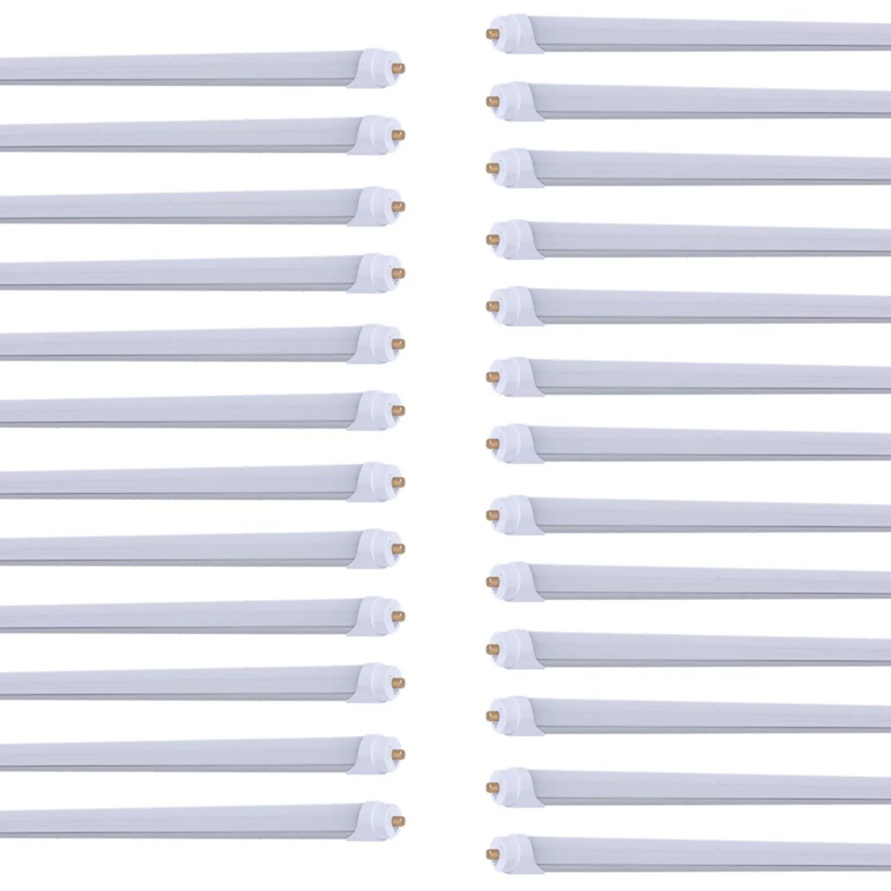 Case of 25 - 8ft LED T8 Tube - Type B - 40W - 5200 Lumens - 4000K & 5000K - Frosted Lens - JN - Image 6