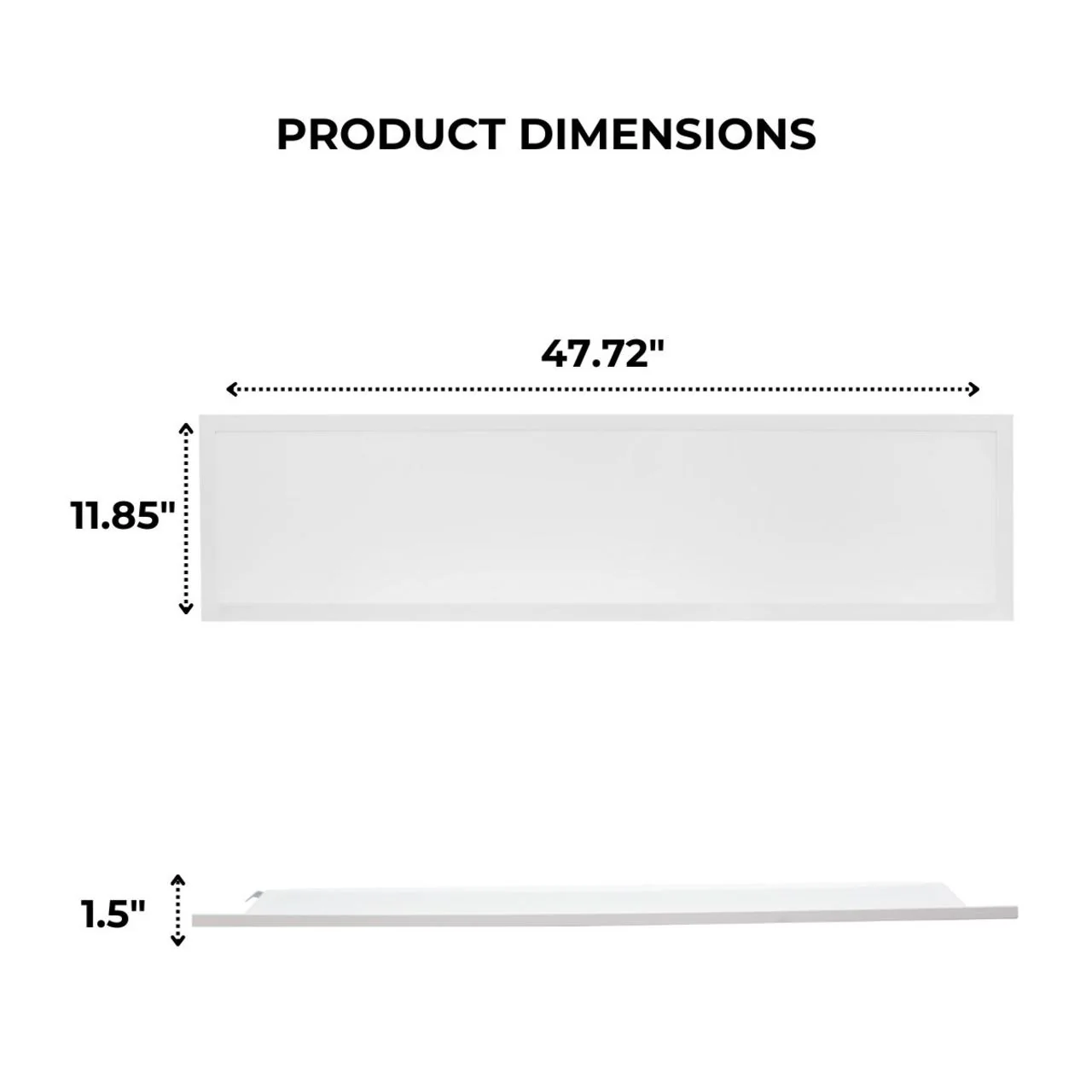 Case of 4 - 1x4 LED Flat Panel Light - 30W - 35K/40K/50K - LumeGen - Image 4