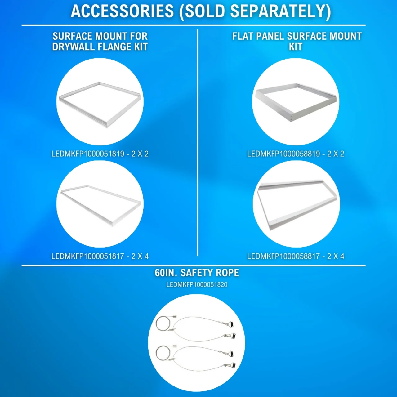 Case of 4 - 2x2 LED Flat Panel Light Cloud Design - 5 Wattage Adjustable - 5 Color Tunable - LumeGen - Image 10