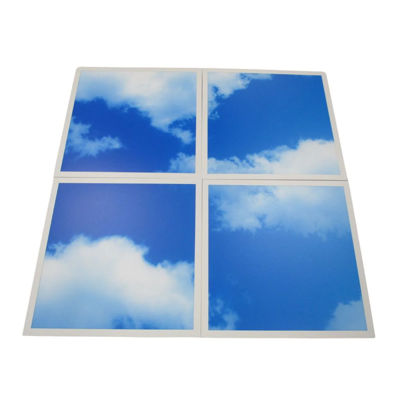 Case of 4 - 2x2 LED Flat Panel Light Cloud Design - 5 Wattage Adjustable - 5 Color Tunable - LumeGen - Image 4