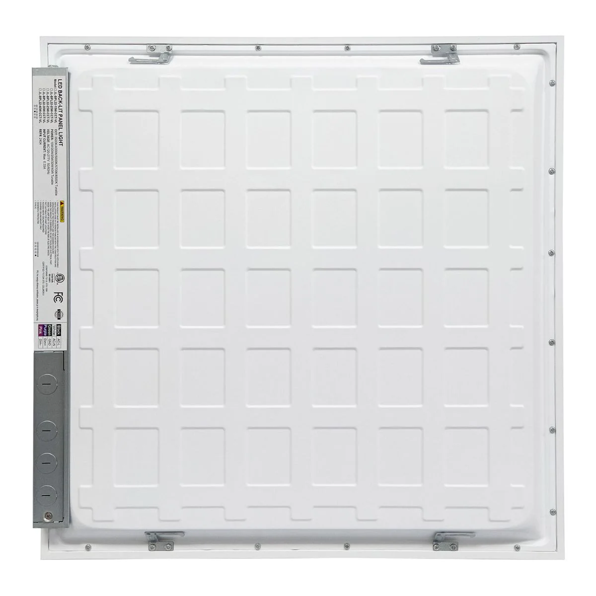Case of 4 - 2x2 LED Flat Panel Light With Sensor Base - Wattage Adjustable up to 40W - 5 Color Tunable - Image 4
