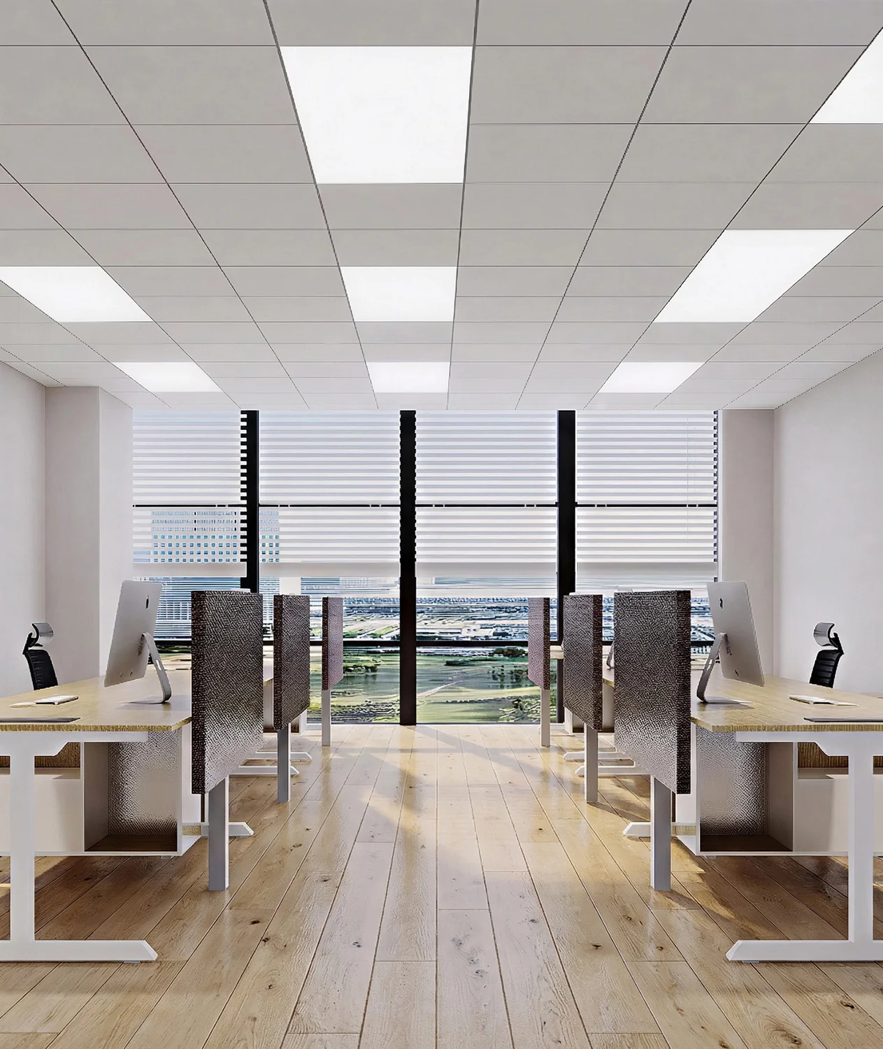 Case of 4 - 2x4 LED Flat Panel Light - Wattage Adjustable 30W/40W/50W/60W/72W - Color Tunable 35K/40K/50K/50K/65K - Image 7