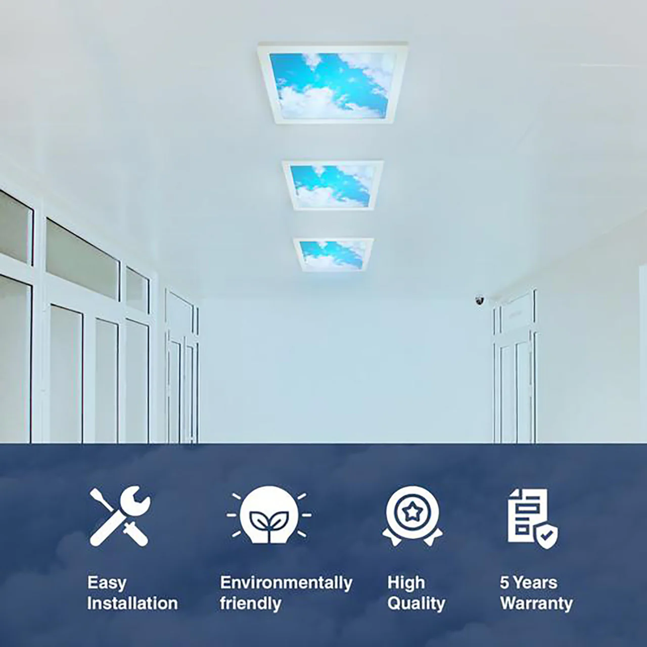 Case of 4 - 12in. LED Square Sky Downlights - 24W - 1200 Lumens - Beyond LED Technology - Image 6