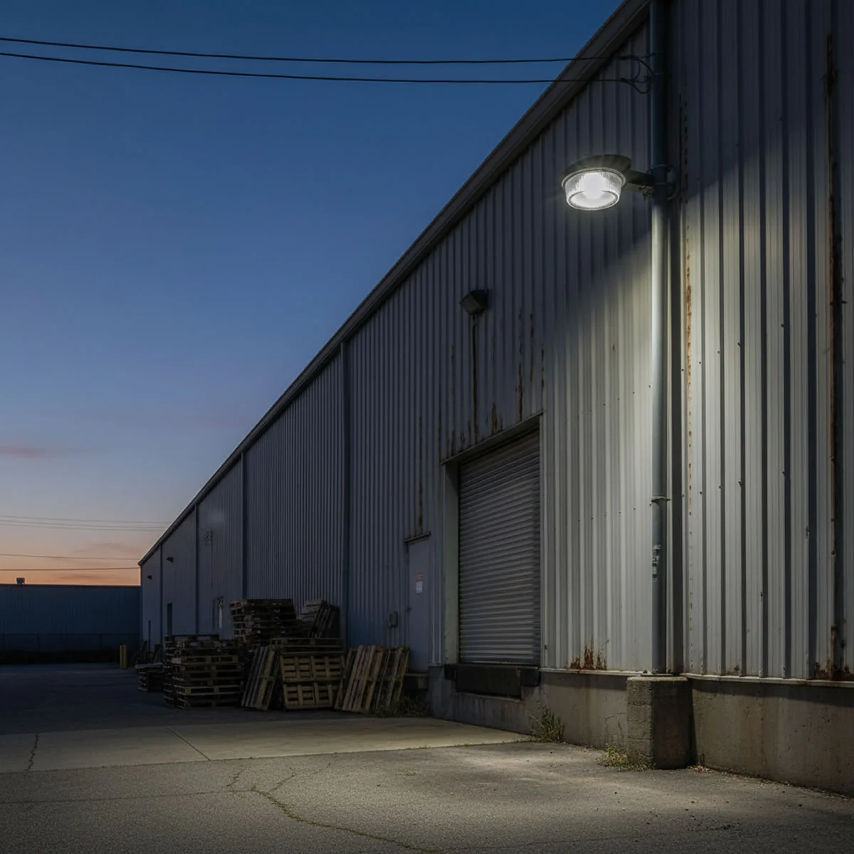 Case of 4 - LED Utility Area Light - 30W - 3300 Lumens - w/Photocell - Image 2