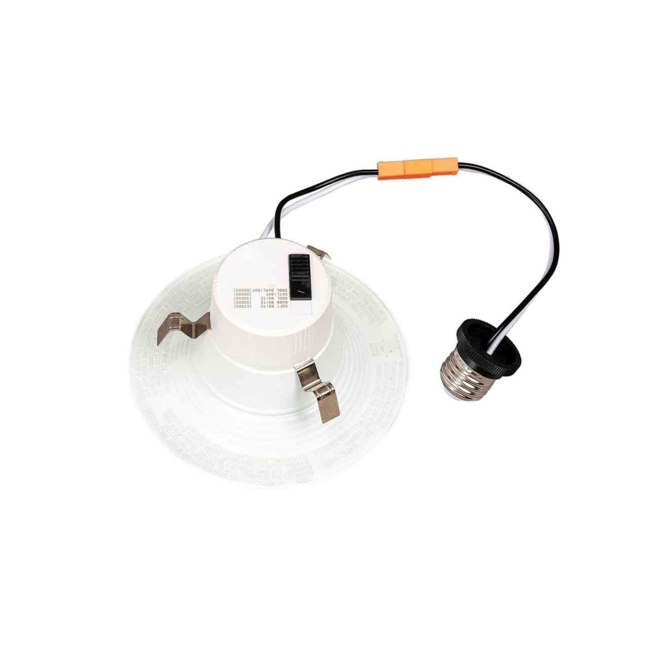 Case of 6 - 4in LED Recessed Retrofit - 10W - 650 Lumens - Color Selectable - E26 Base - Energetic Lighting - Image 5