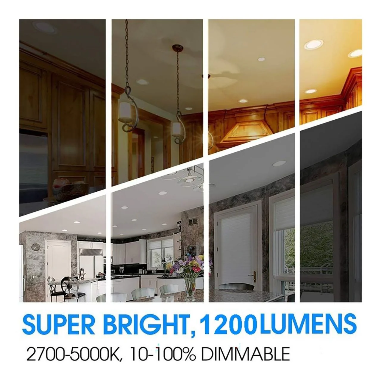 Case of 6 - 6in LED Recessed Retrofit - 15W - 1200 Lumens - Color Selectable - E26 Base - Energetic Lighting - Image 6