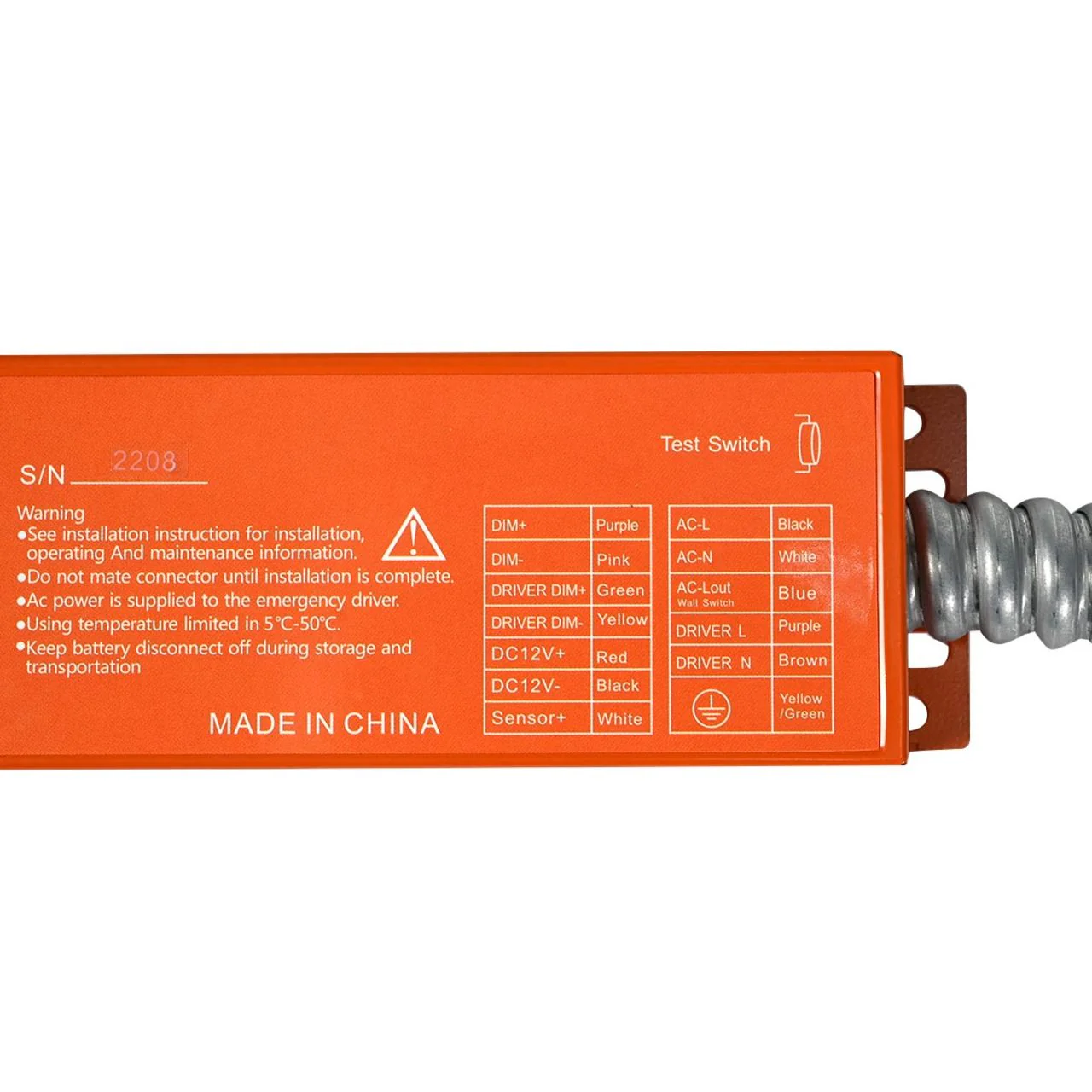 Emergency LED Driver - 15W Output - 90 Minute Backup Time - Image 6