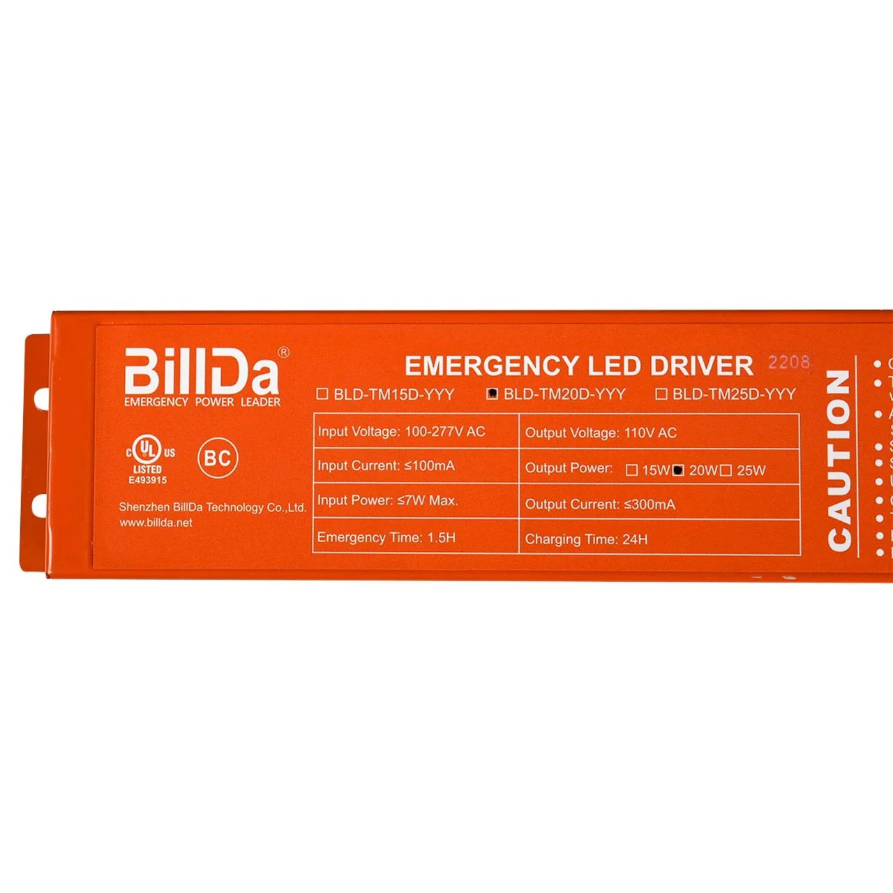 Emergency LED Driver - 20W Output - 90 Minute Backup Time - Image 5