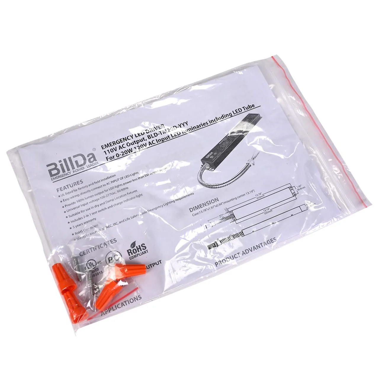 Emergency LED Driver - 20W Output - 90 Minute Backup Time - Image 8
