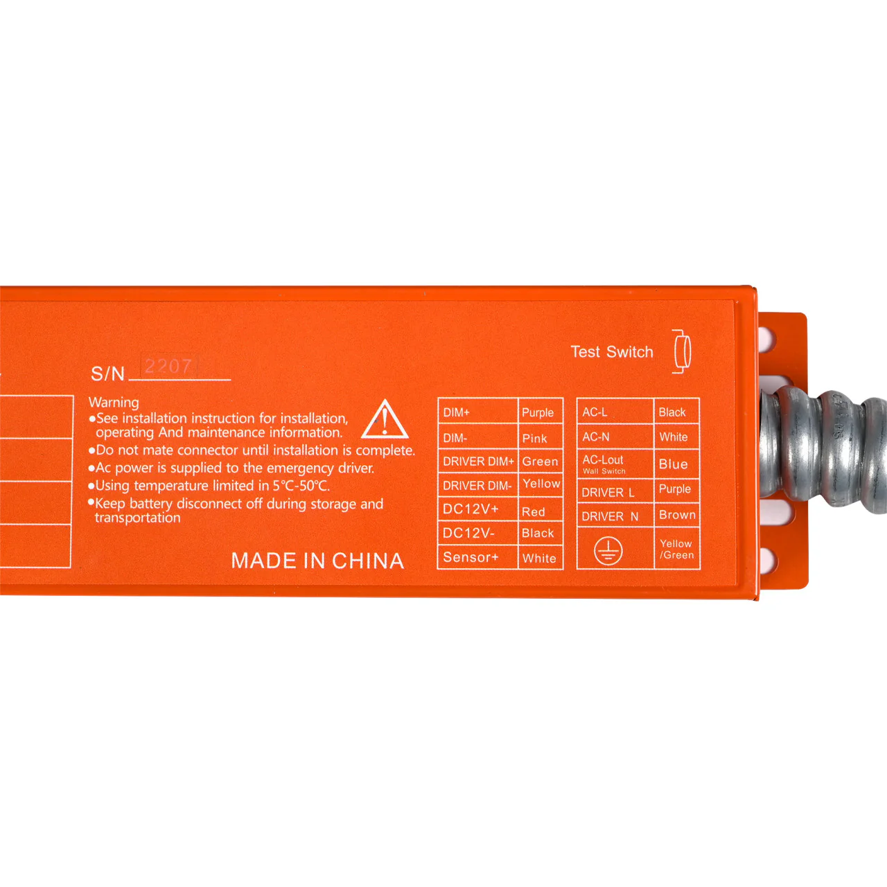 Emergency LED Driver - 25W Output - 90 Minute Backup Time - Image 8