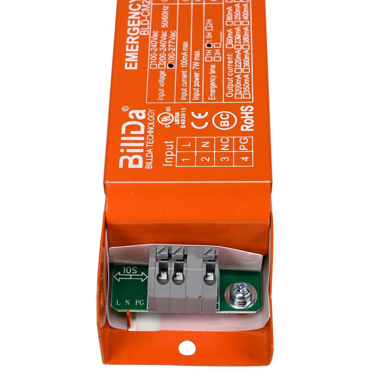 Emergency LED Driver - 7W Output - 25-48Vdc Output - 90 Minute Backup Time - Image 7