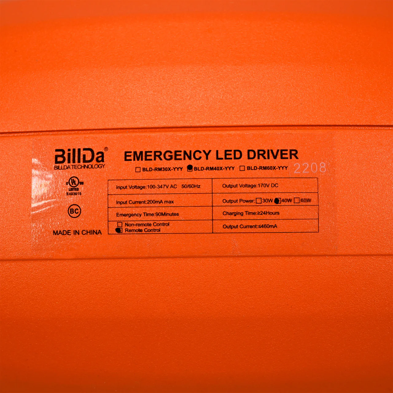 Emergency LED Driver for UFOs - 40W output - 90 Minute Backup Time - Image 9
