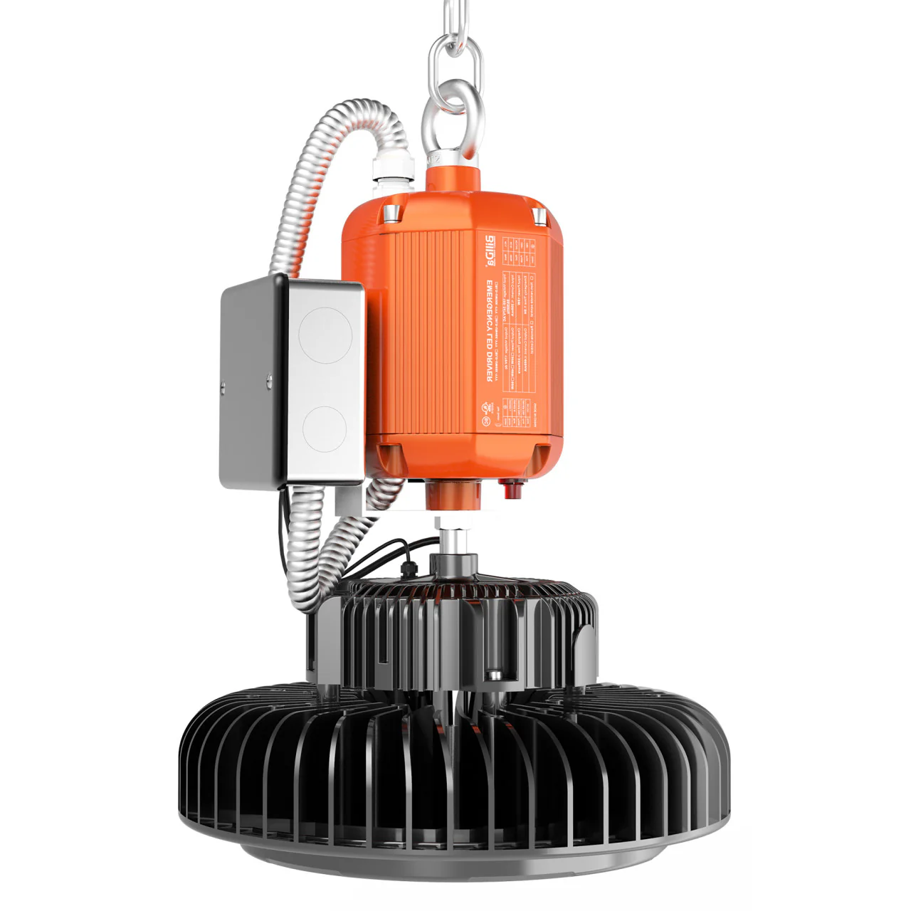 Emergency LED Driver for UFOs - 40W output - 90 Minute Backup Time - External Driver - Image 2
