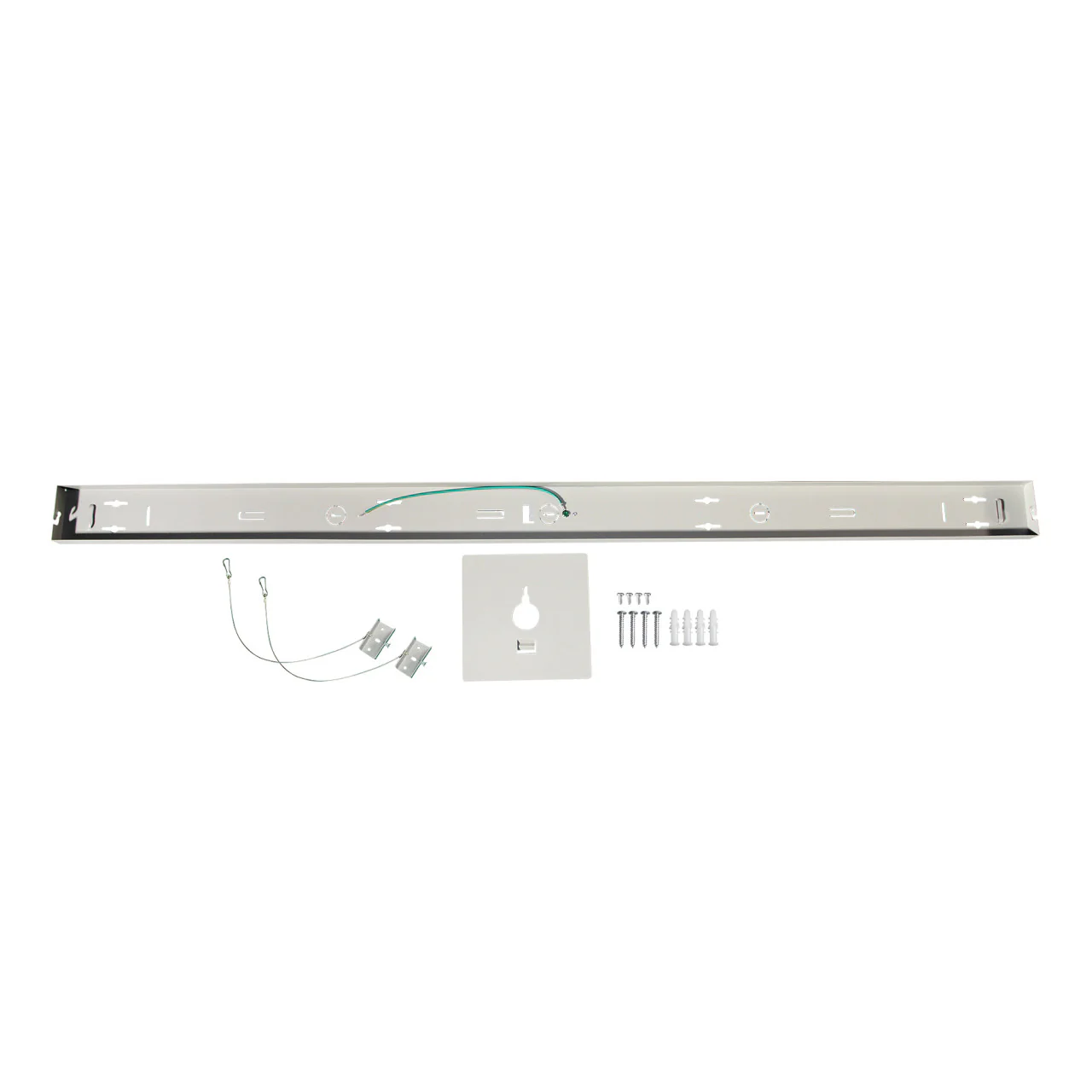 Surface Mount LED 4ft. Linear Light - 40 Watt - Color Tunable 3000K/4000K/5000K - Silver Lamp Body - LumeGen - Image 4