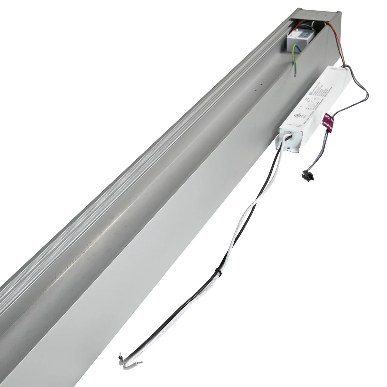 Wall Mount LED 4ft. Linear Light - 40 Watt - Color Tunable 3000K/4000K/5000K - Silver Lamp Body - LumeGen - Image 8