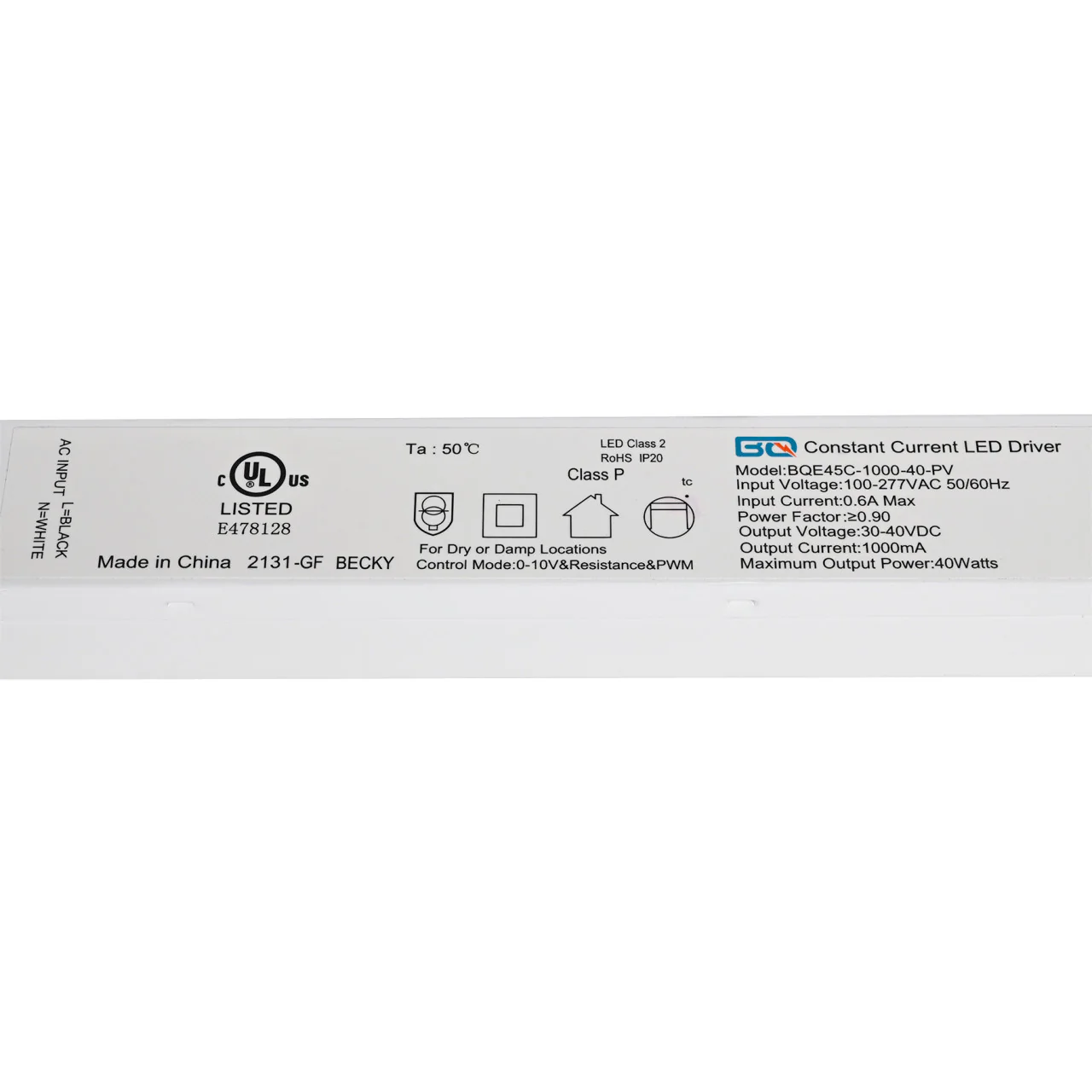 Wall Mount LED 4ft. Linear Light - 40 Watt - Color Tunable 3000K/4000K/5000K - White Lamp Body - LumeGen - Image 11