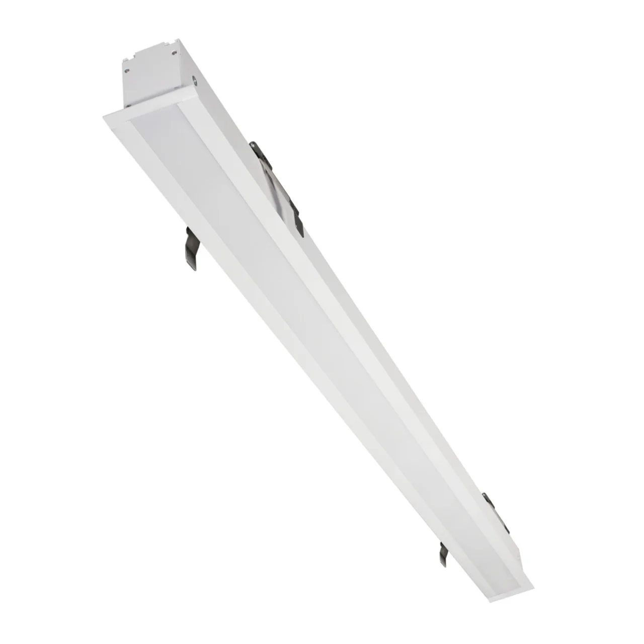 4ft. LED Recessed Linear Strip Light - 40W - Color Tunable 30K/40K/50K - White Finish - LumeGen - Image 2
