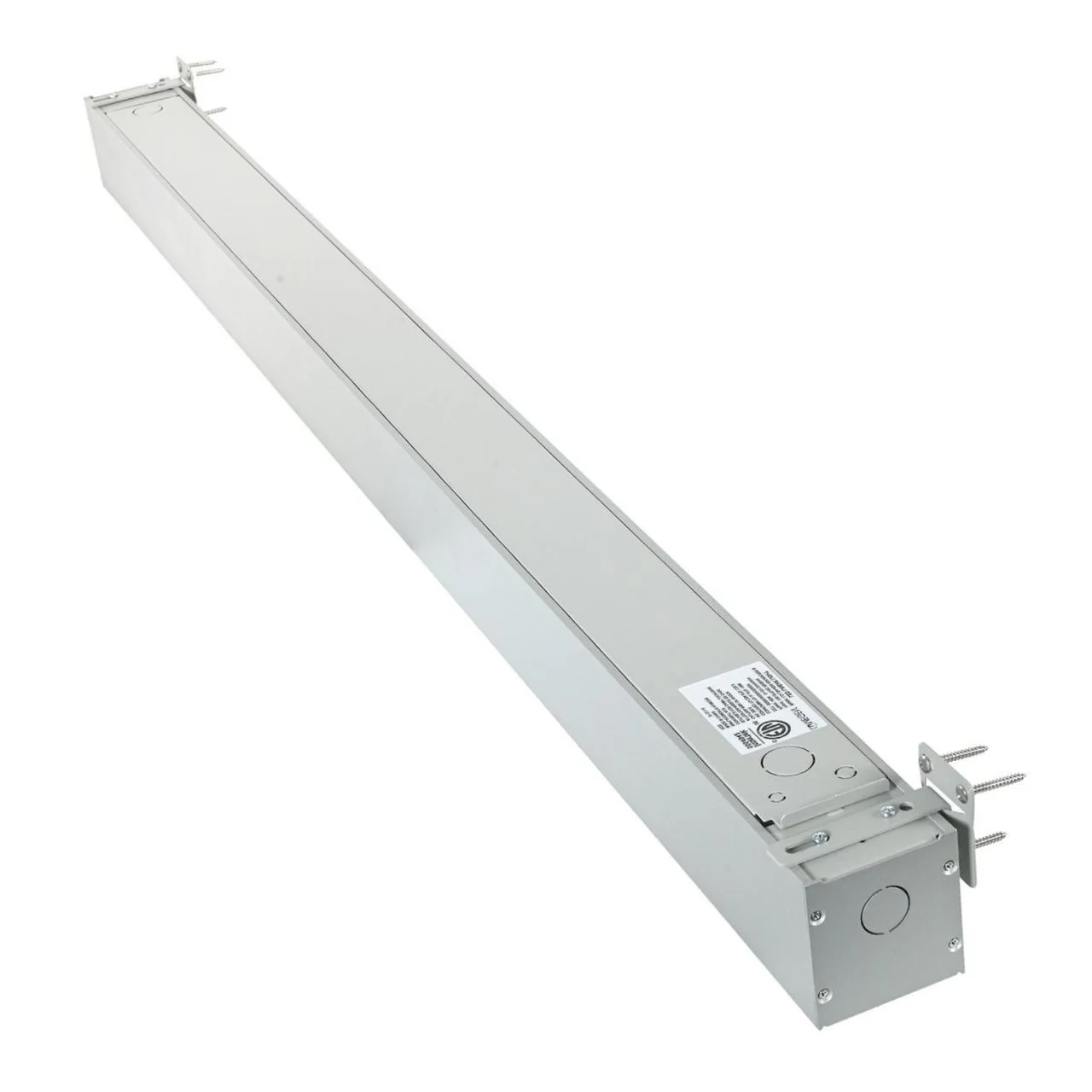 Wall Mount LED 4ft. Up/Down Linear Light - 50 Watt - Color Tunable 3000K/4000K/5000K - Silver Lamp Body - LumeGen - Image 3