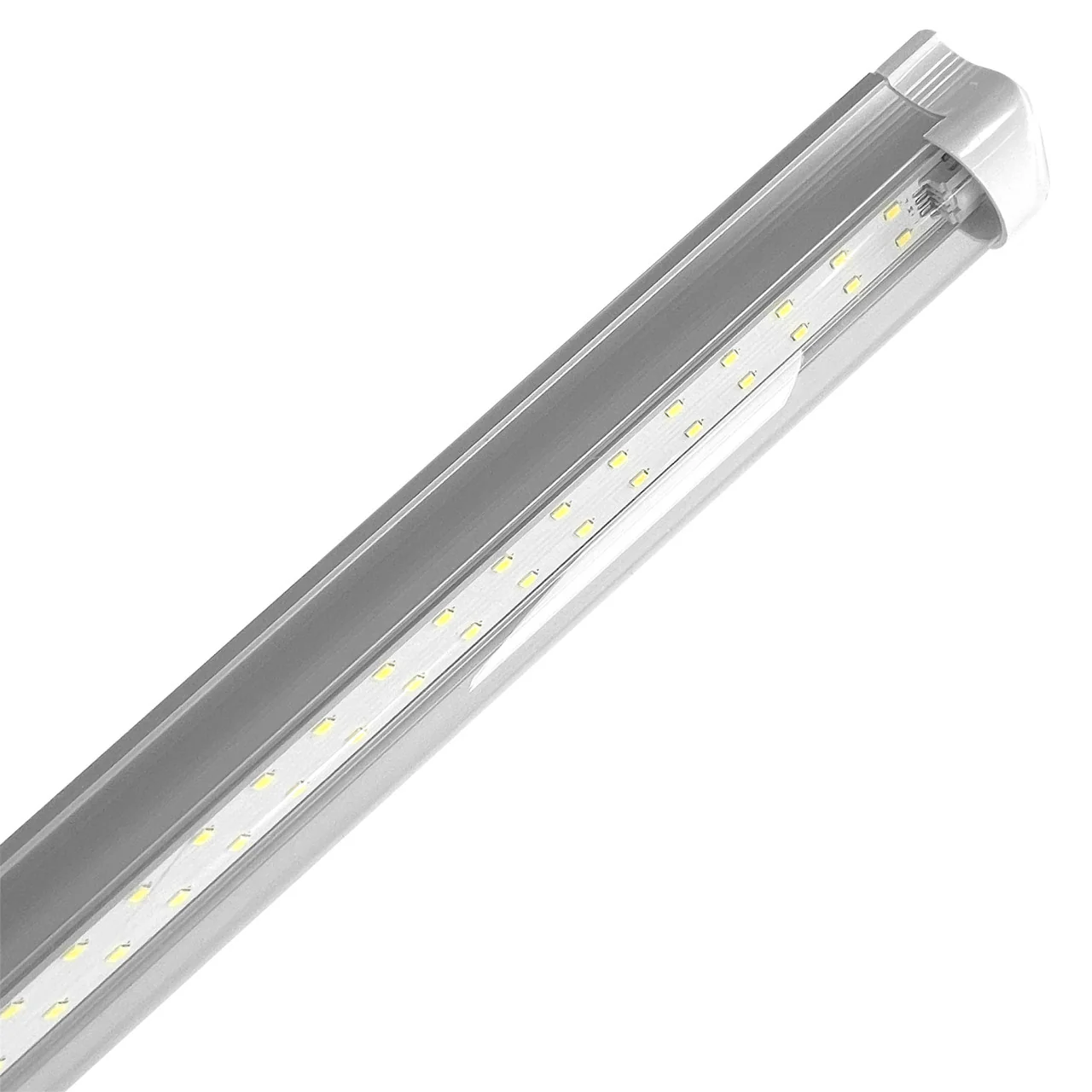 Case of 20 - 4ft LED T8 Clear Strip Light - 24W - 3120 Lumens - 5000K - Image 2