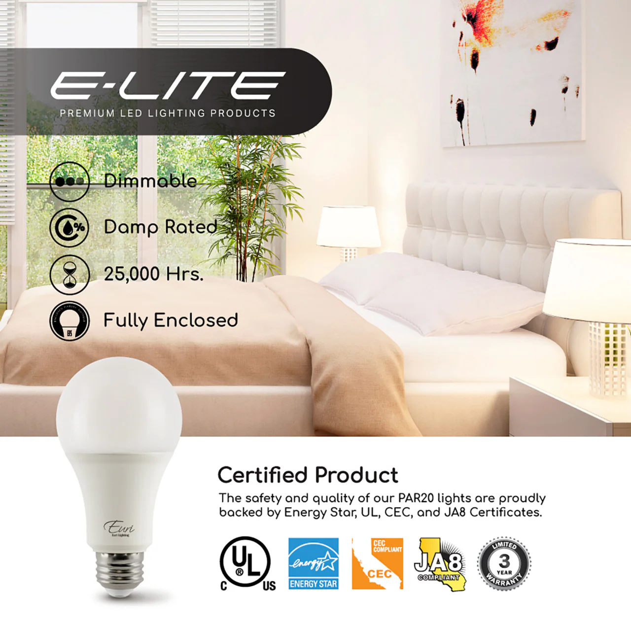 LED A21 Bulb - 17W - 1600 Lumens - Euri Lighting - Image 7