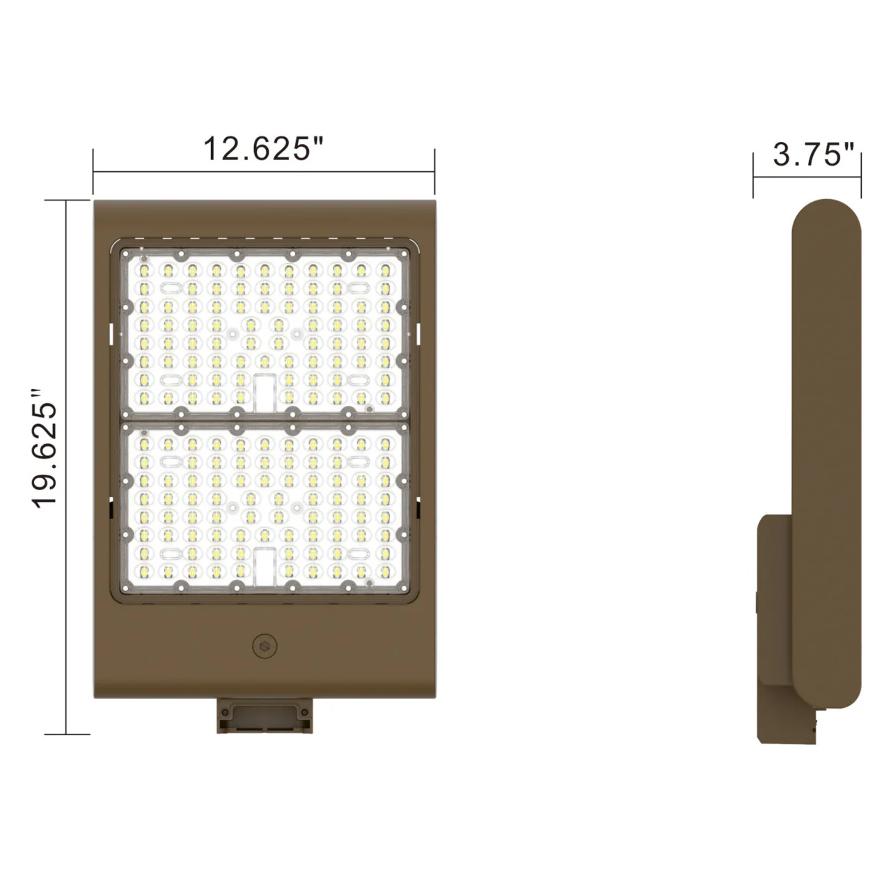 LED Wattage Adjustable Area Light w/ Built-in Photosensor - 150W/200W/240W/300W - 5000K - Image 3
