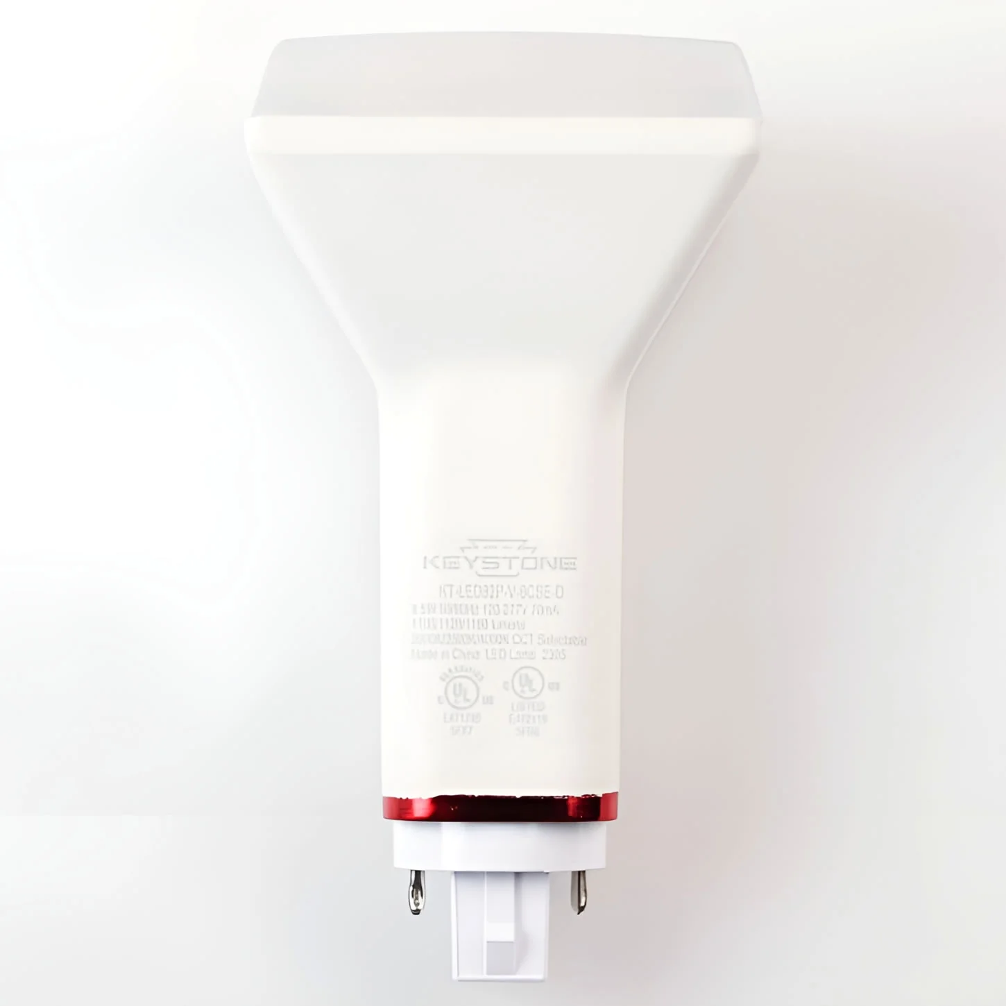 LED Color Tunable Vertical 2-Pin PL Lamp - G24d Base - 8.5W - 2700K/4000K/5000K - Ballast Bypass - Keystone - Image 3
