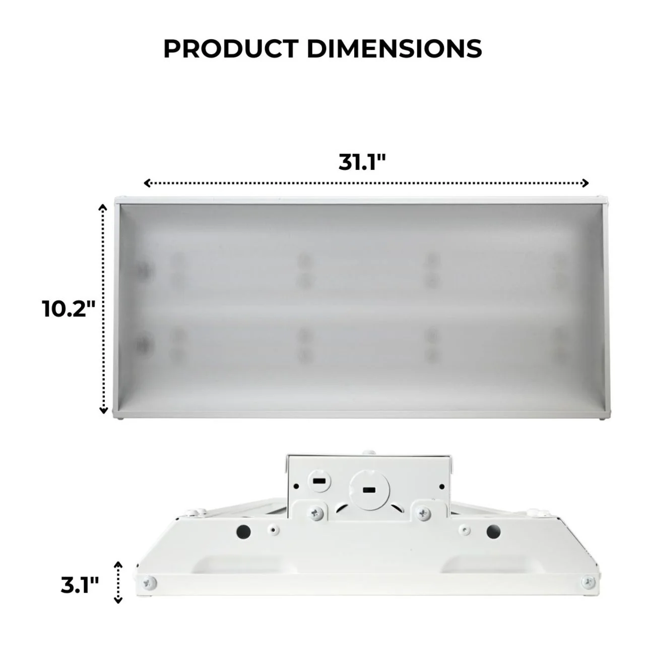 LED Linear High Bay - 230W - 34,500 Lumens - 4000K/5000K - LumeGen - Image 2