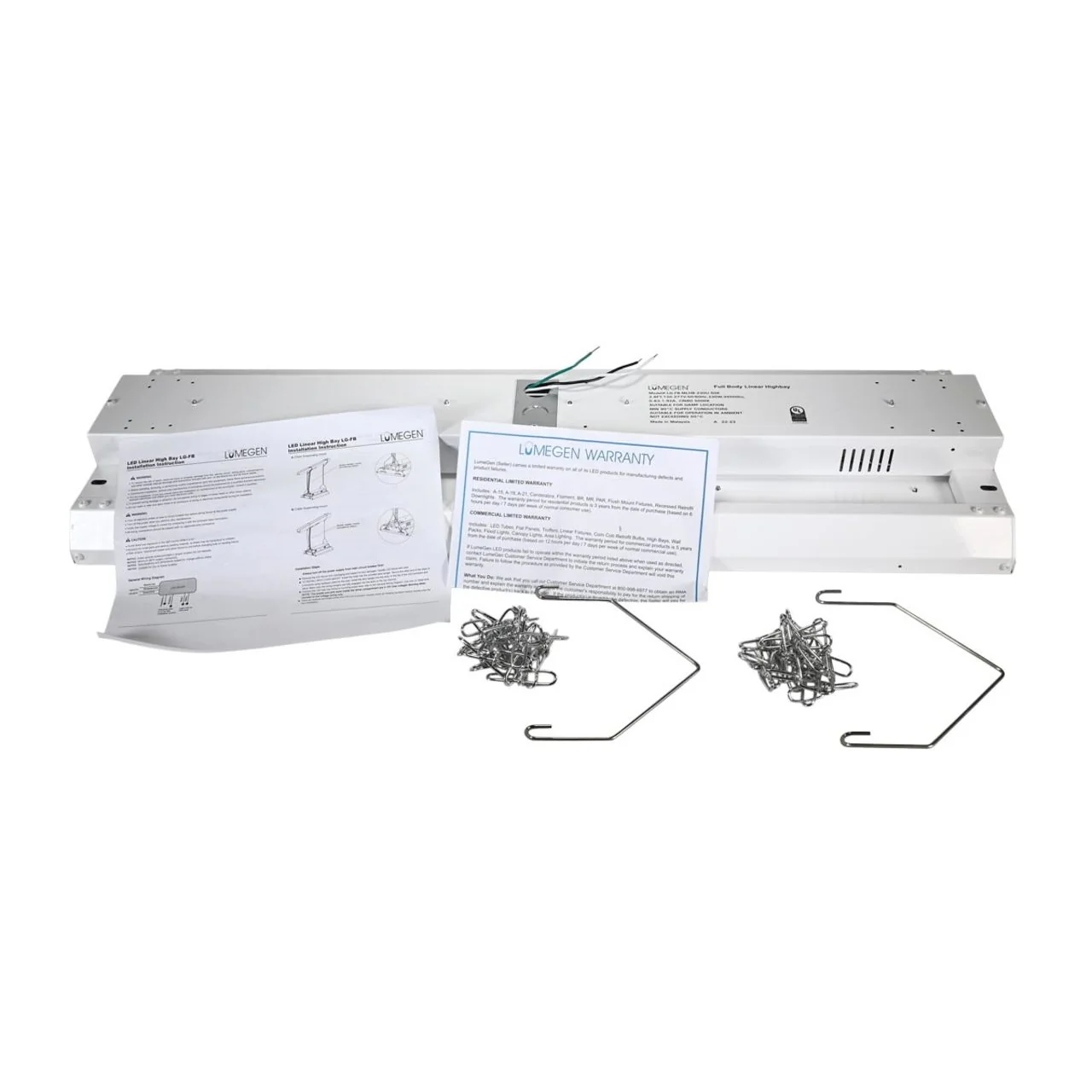 LED Linear High Bay - 230W - 34,500 Lumens - 4000K/5000K - LumeGen - Image 9