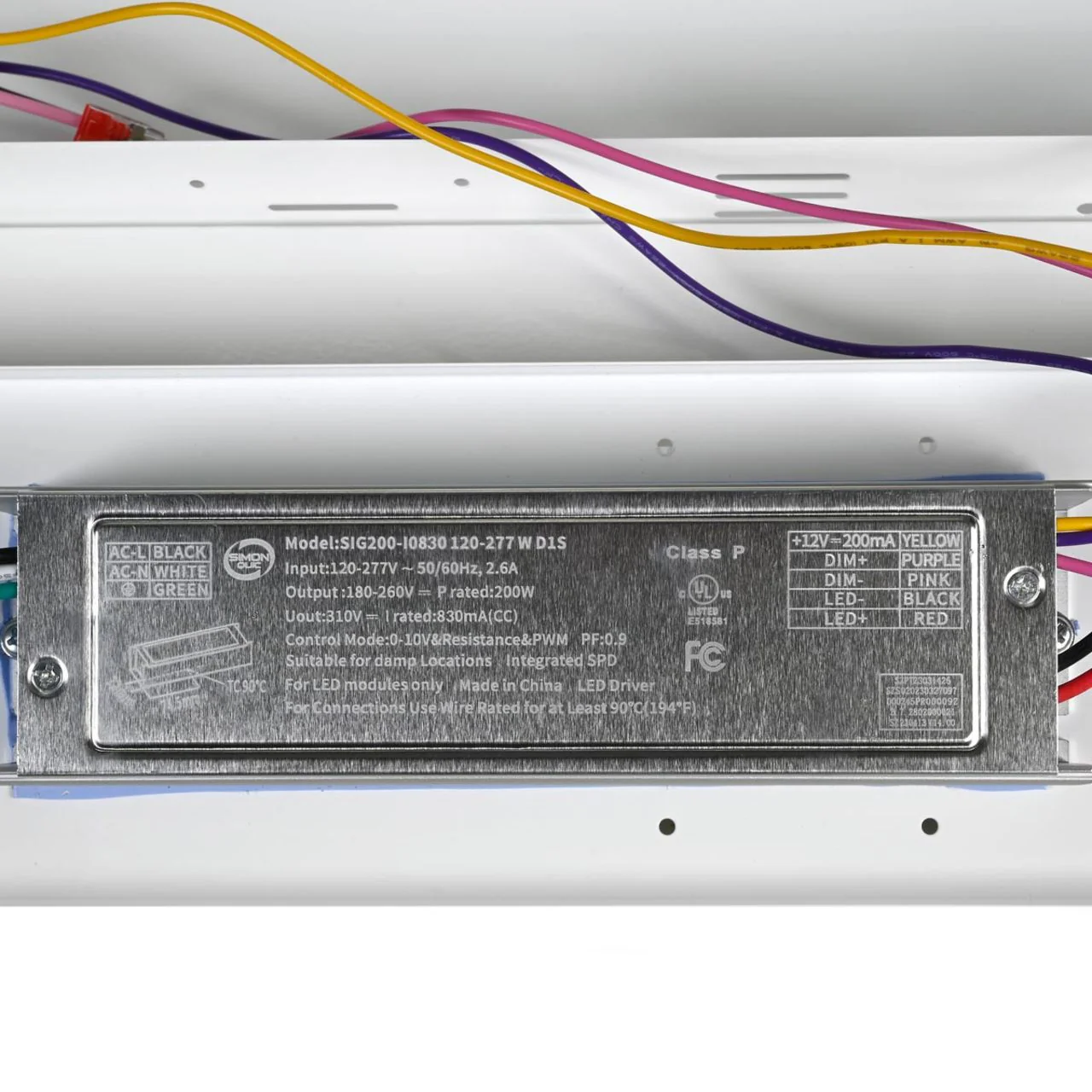 LED Linear High Bay - 200W - 30,000 Lumens - 5000K - PIR Motion Sensor - LumeGen - Image 11