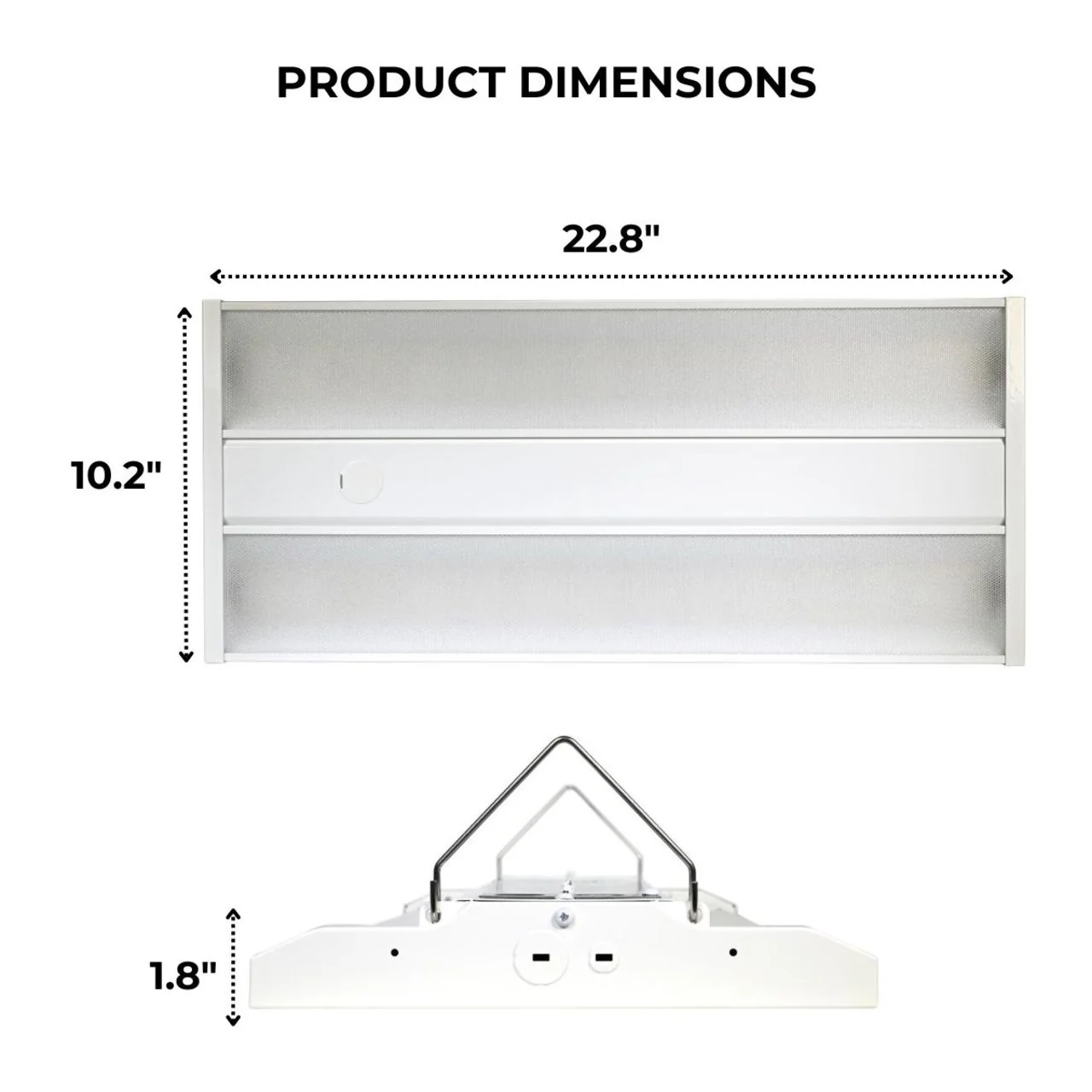 LED Linear High Bay - 200W - 30,000 Lumens - 5000K - PIR Motion Sensor - LumeGen - Image 5
