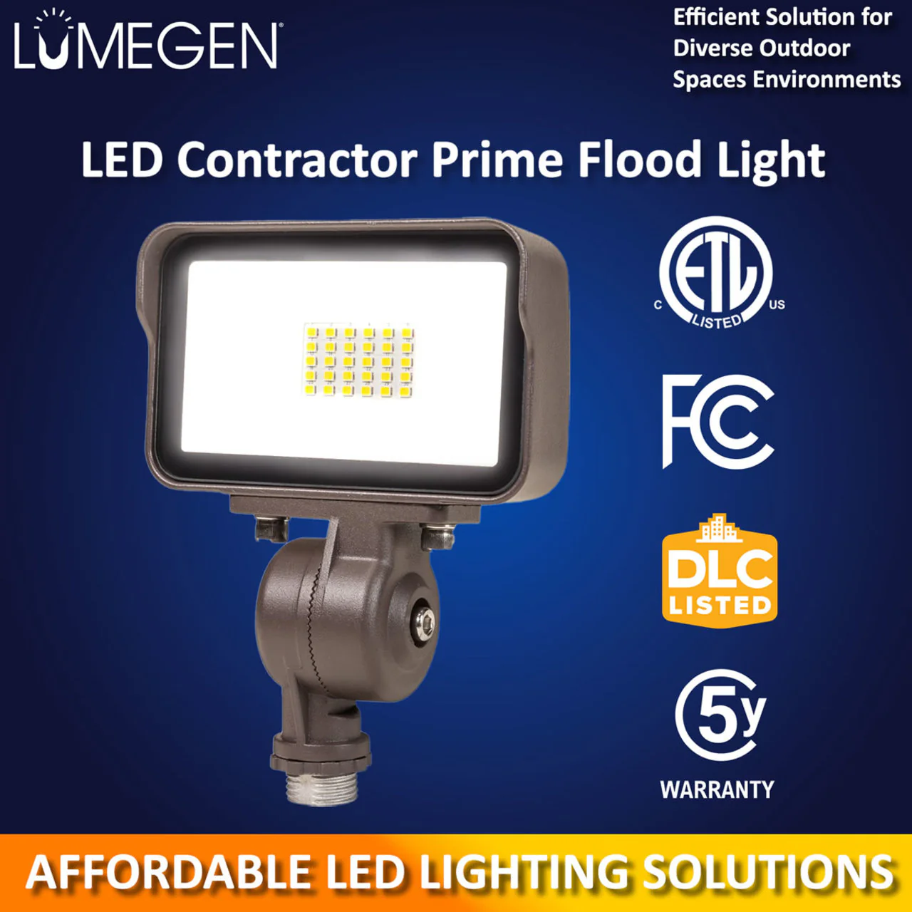LED Contractor Prime Flood Light - 15W - 5000K - Keystone - Image 3