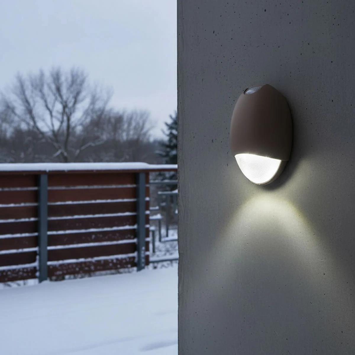 LED Decorative Outdoor AC or Emergency Light Cold Weather Design - Self Diagnostic - 90 Min. Emergency Runtime - Image 2