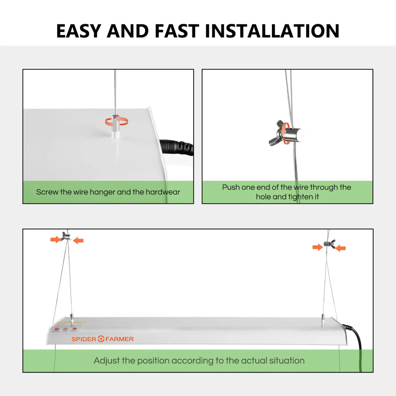 LED Full Spectrum Indoor Grow Light - 33W - Spider Farmer - Image 6