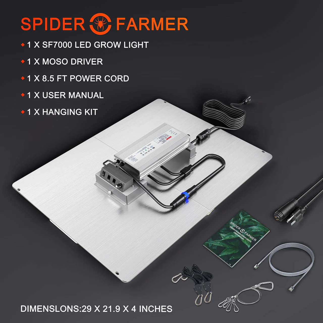 LED Full Spectrum Indoor Foldable Grow Light - 650W - Spider Farmer - Image 11