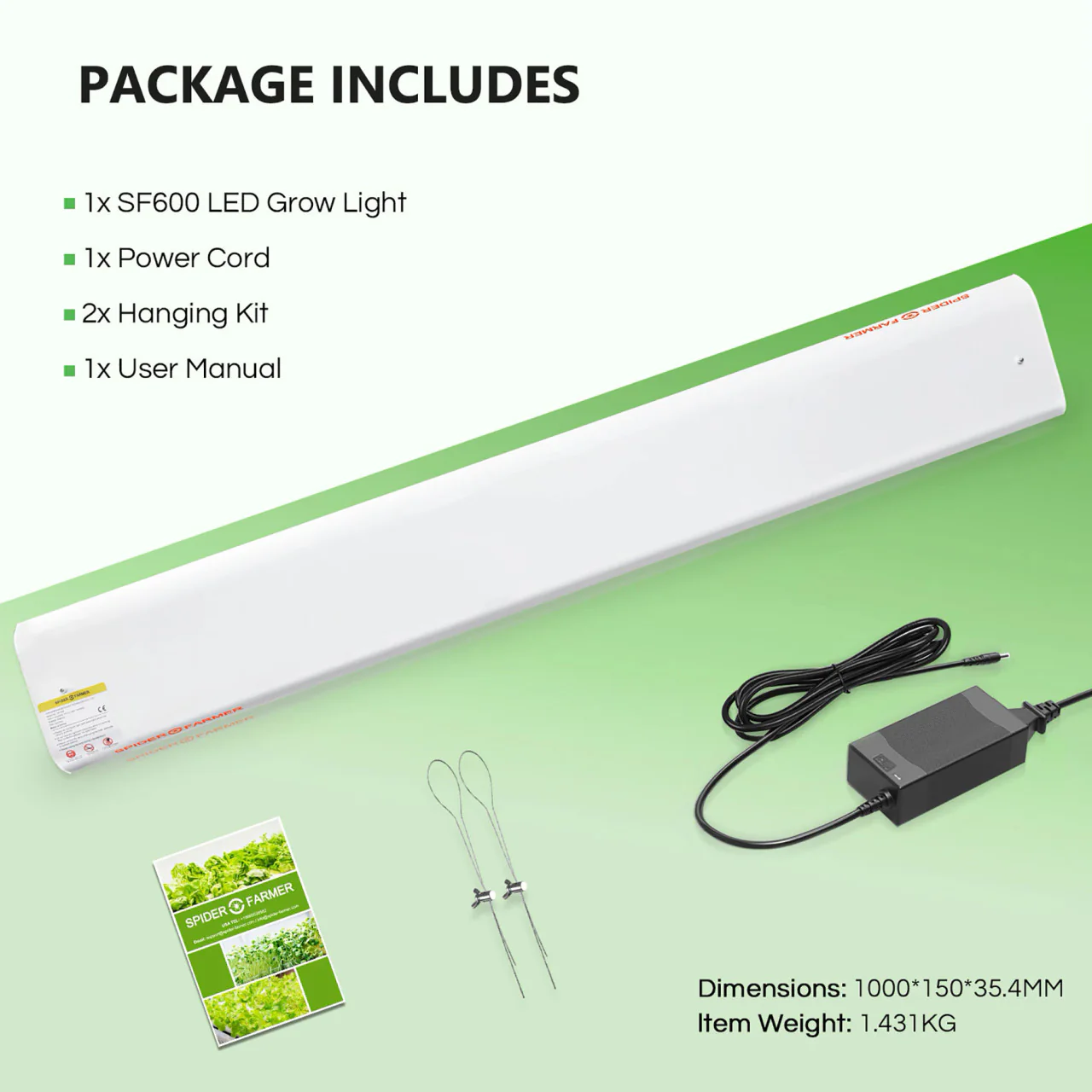 LED Full Spectrum Indoor Grow Light - 74W - Spider Farmer - Image 5