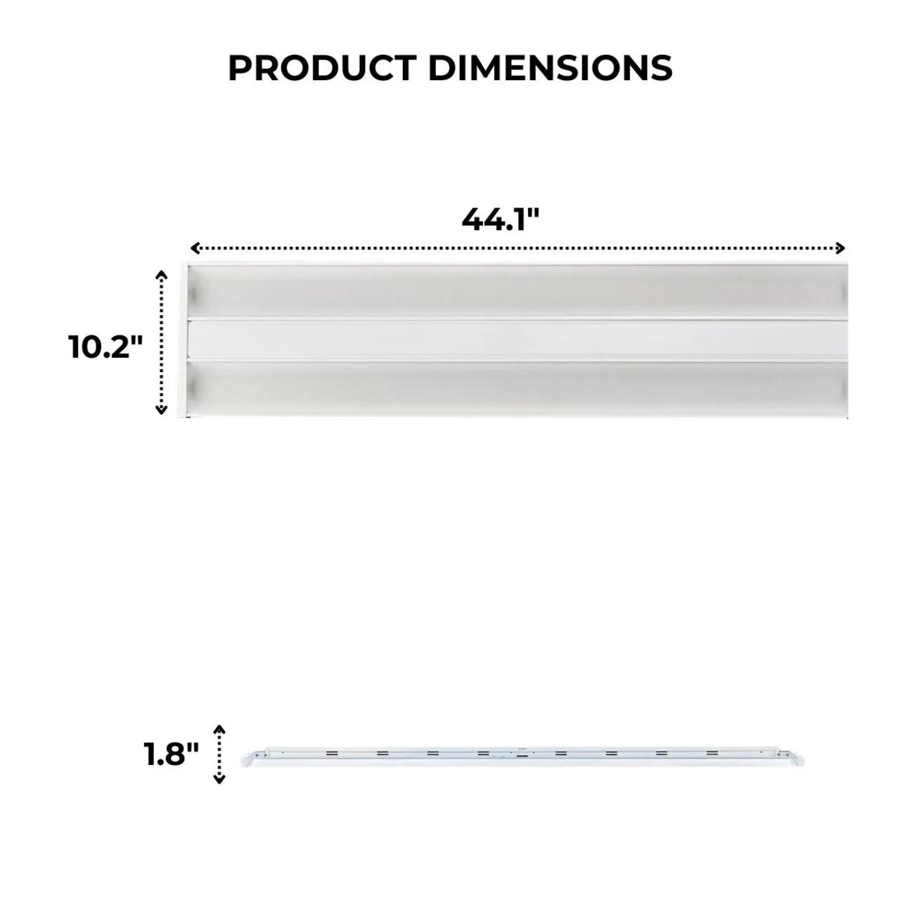 LED Linear High Bay - 400W - 60,000 Lumens - 4000K - PIR Motion Sensor - LumeGen - Image 6
