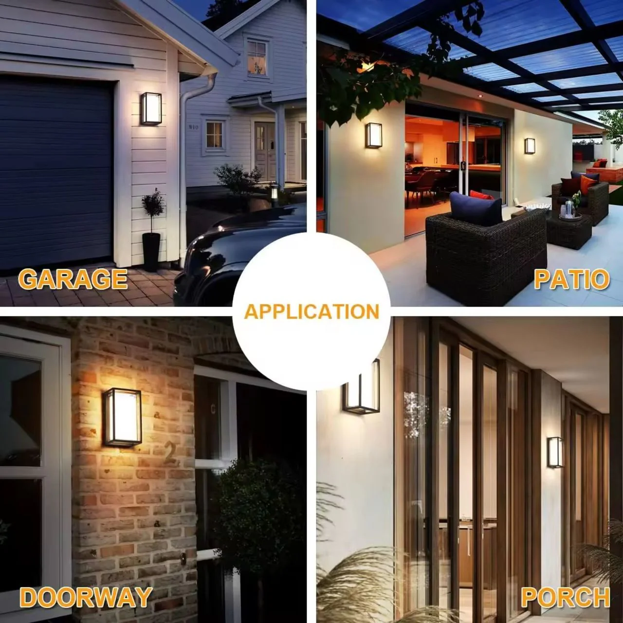 LED Modern Frame Wall Light - Indoor or Outdoor - 15W - 1200 Lumens - Color Tunable - Black Finish - LumeGen - Image 7