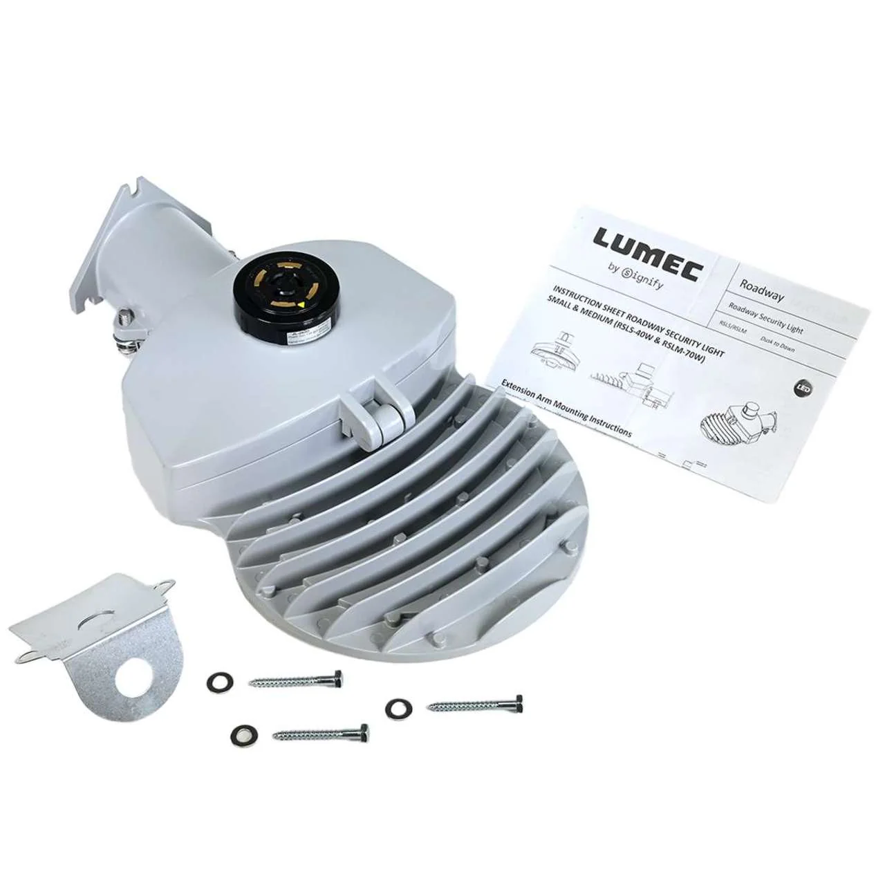 LED Roadway Security Luminaire, Medium - 70W - Type V - Lumec - Image 4