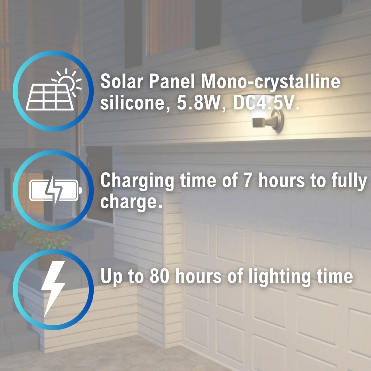 Solar LED Diamond Wall Light - 2200 Lumens - Dual Color Temperatures - LumeGen - Image 10