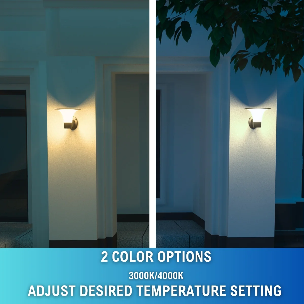 Solar LED Diamond Wall Light - 2200 Lumens - Dual Color Temperatures - LumeGen - Image 12