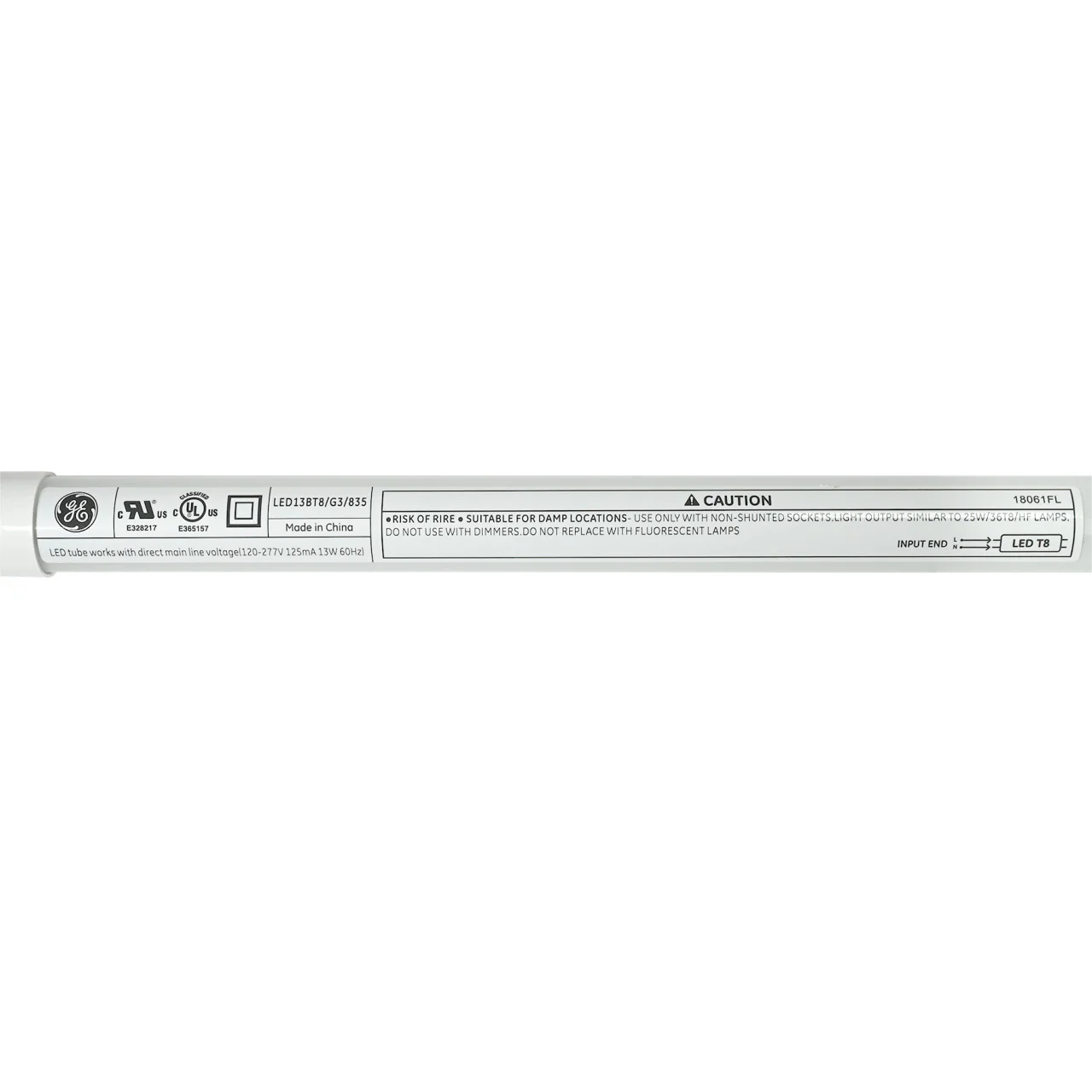 3ft. LED T8 Tube - Type B - 13W - 1800 Lumens - 3500K - GE - Image 4