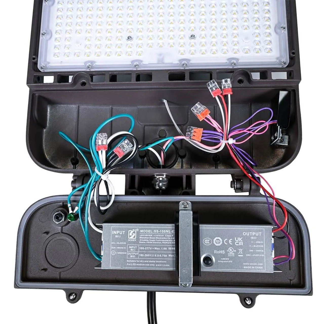 LED Wattage Adjustable Area Light Shoebox - 100W/150W - 5000K - Image 9